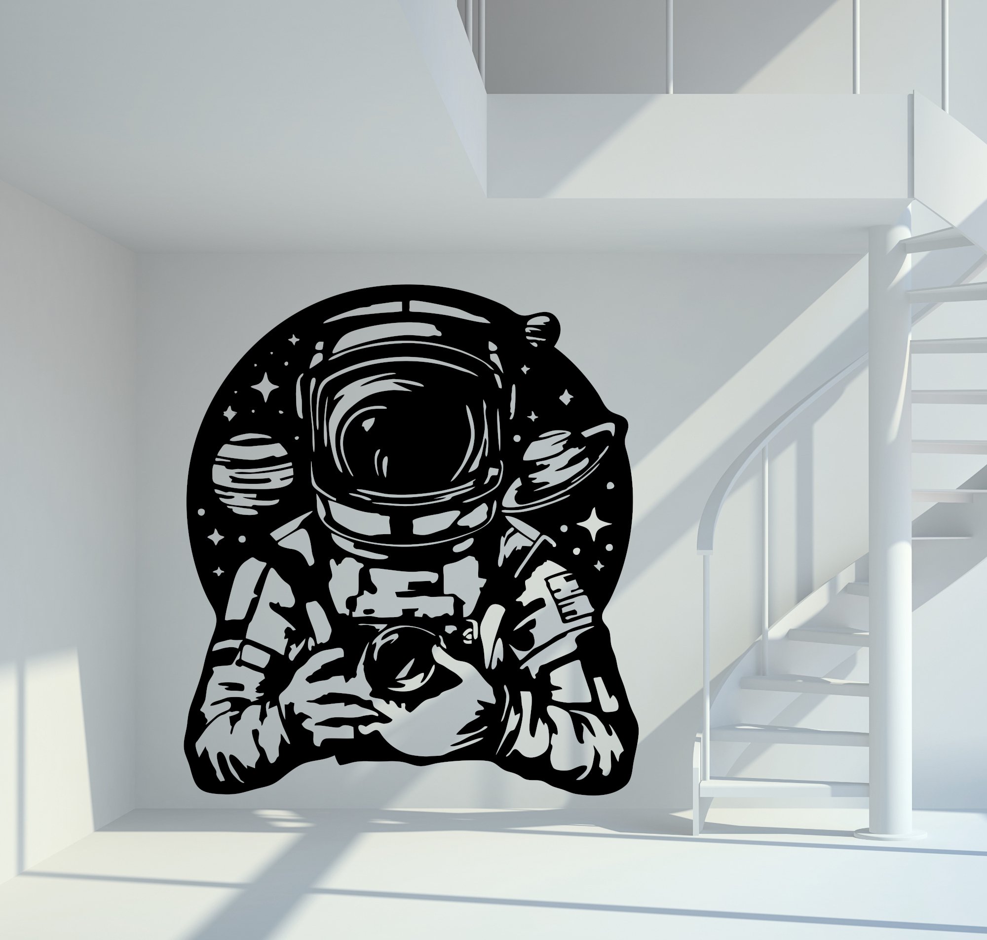 46219 Astronaut mit Kamera Wandtattoo